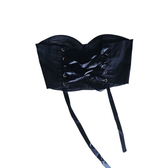 Navy corset top - Picture 3 of 3